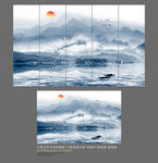 抽象山水