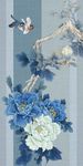 新中式牡丹花鸟玄关壁画