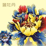 蓝牡丹