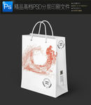 炫酷粒子摩托手提袋纸袋成品
