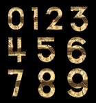 金属数字