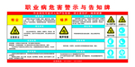 职业病危害告知栏