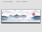 大型山水挂画 水墨山水画