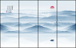 水墨山水画