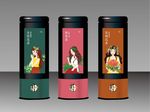 手绘花茶包装
