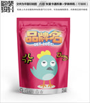 愤怒的小鸟包装袋设计