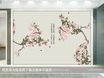 中式客厅花鸟