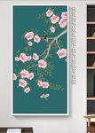 现代简约花鸟