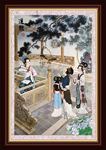 国画 古代仕女图海报