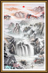 玄关山水画
