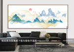 床头山水画
