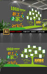 企业职工风采照片墙设计