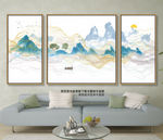 抽象山水画