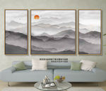 水墨山水装饰画
