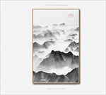 水墨山水画