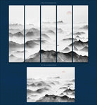 水墨山水画