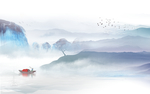 禅意山水画