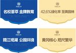 地产 吊旗 售楼部 中式 灯杆