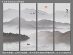 移门图案 山水移门 山水联画