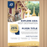 国外旅行社旅游公司海报