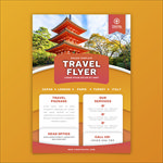 国外旅行社旅游公司海报