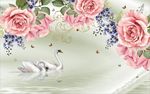 丝绸玫瑰花