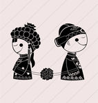 线稿 线描 简洁手绘 手绘画