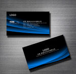 蓝色名片