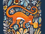 动物园猴子猴王花草花园树叶插图