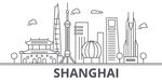 上海标志建筑矢量图