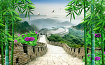 万里长城背景墙