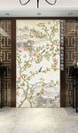 玄关花鸟山水