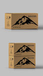 通用快递包装箱登山包装展开图