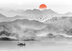 新中式山水画
