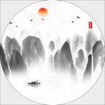 玄关山水画