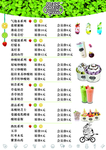 奶茶价格表