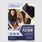 现代金融贸易商务咨询公司海报