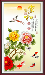 家和万事兴 家和 富贵 装饰画