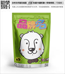 大白熊零食包装设计包装袋