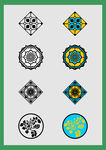 花纹 矢量