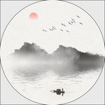 禅意水墨山水