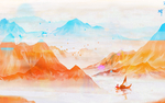 抽象油画
