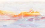 抽象油画