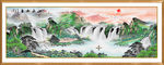 国画山水画