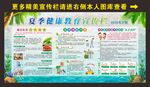 夏季健康教育宣传栏图片