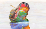 抽象油画