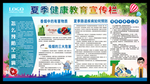 夏季健康教育宣传栏