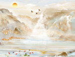 山水大理石 石纹 玉石纹 高清