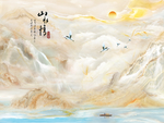 山水大理石石纹