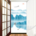 玄关水墨山水